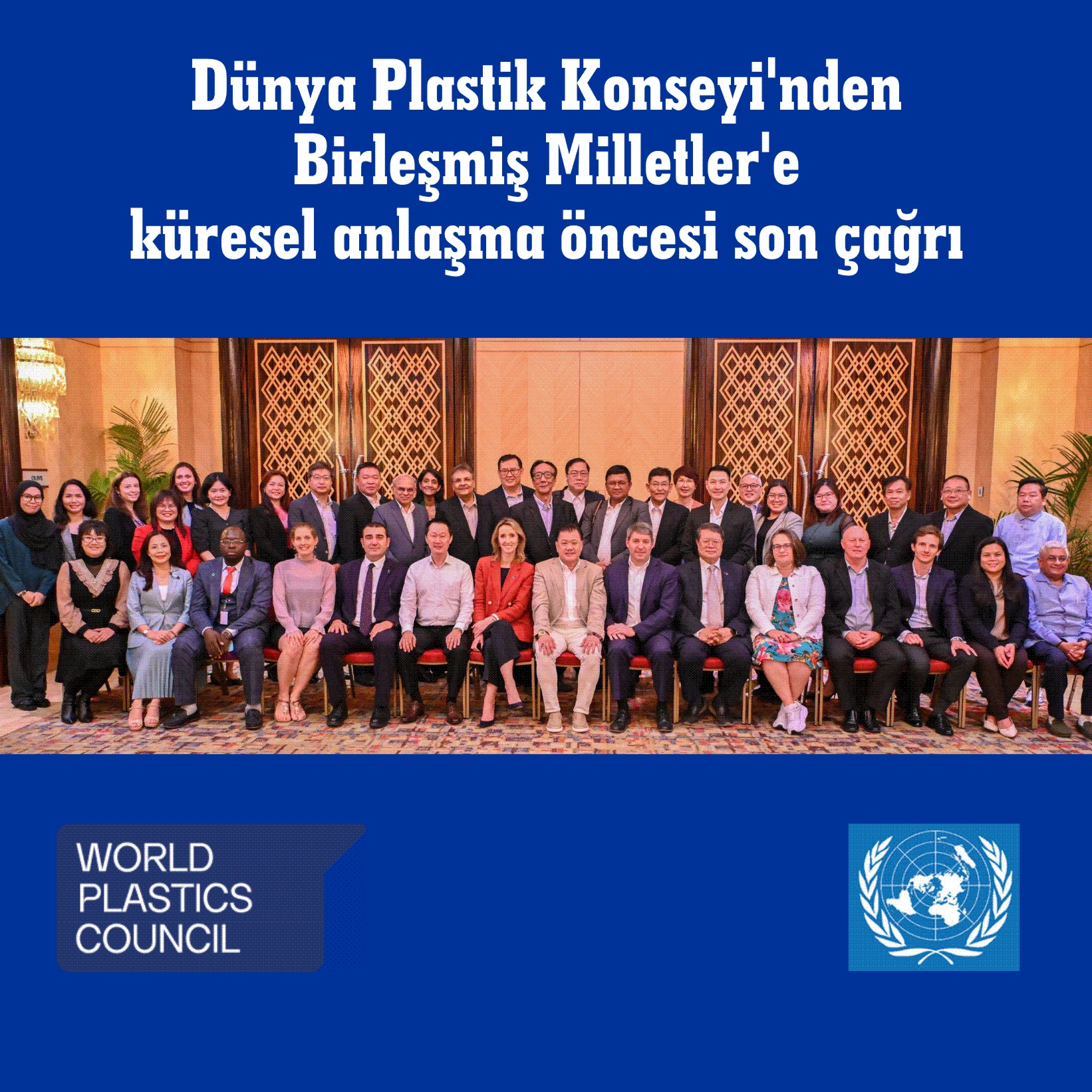 Dünya Plastik Konseyi’nden Birleşmiş Milletler’e küresel anlaşma öncesi son çağrı