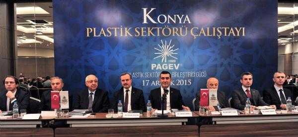 PAGEV, KONYA PLASTİK ÇALIŞTAYI DÜZENLEDİ.... Konya plastik sektörü yıllık 975 milyon dolarlık üretime ulaştı