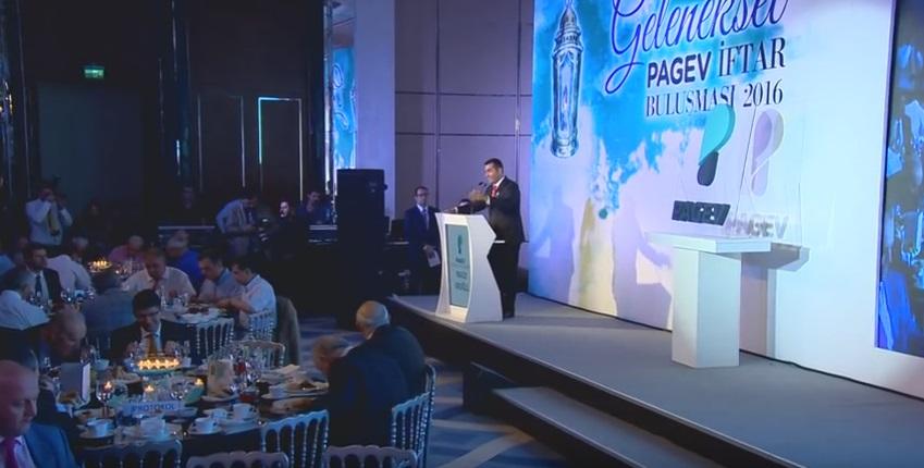 PAGEV 2016 yılı İftar buluşmasından görüntüler ve PAGEV Başkanı Yavuz EROĞLU'nun konuşması...