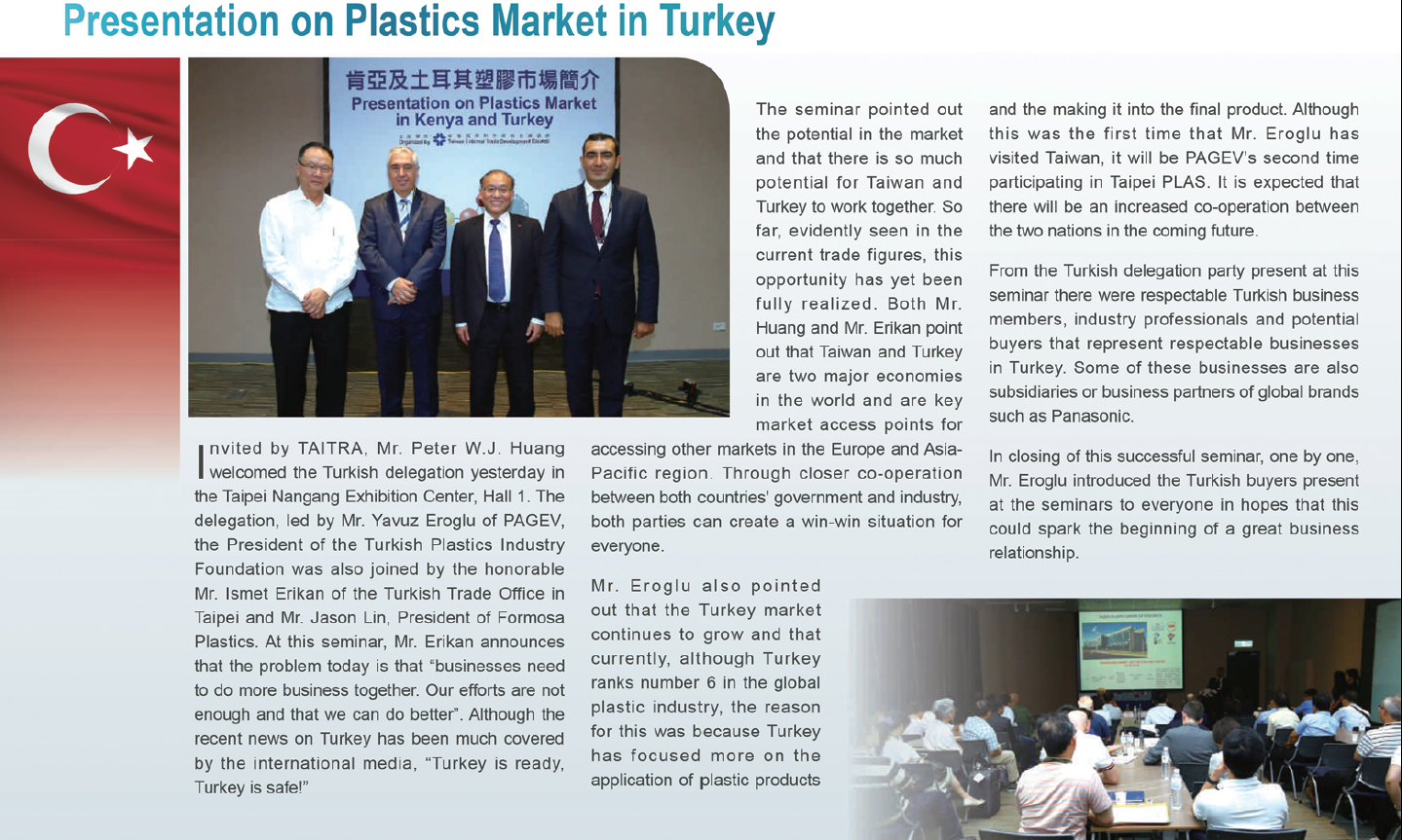 Presentation on Plastics Market in Turkey