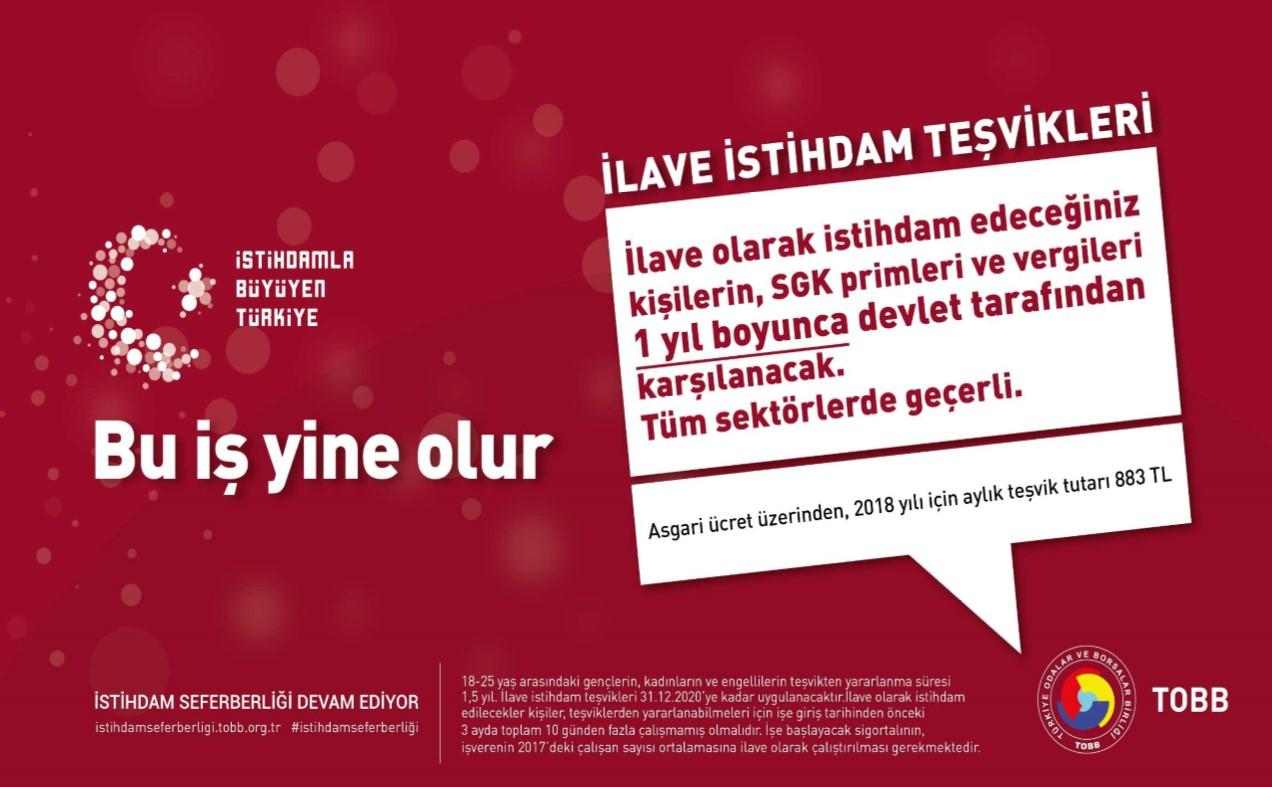 2018 İstihdam Teşvikleri