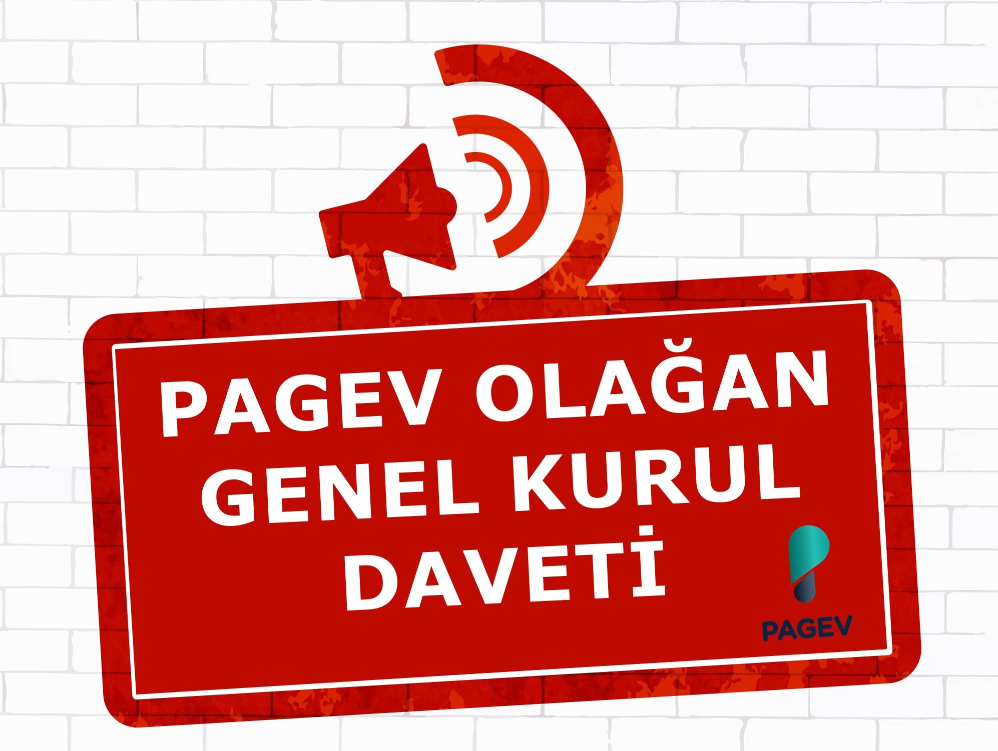 PAGEV OLAĞAN GENEL KURUL DAVETİ