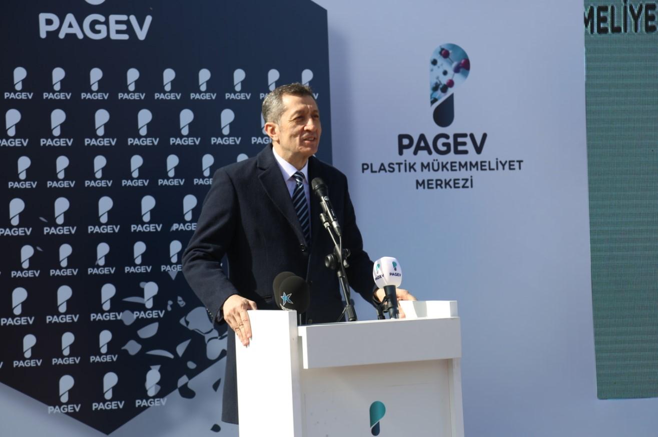 MEB Bakanı Sn. Ziya Selçuk'un Açılış Konuşması_PAGEV Plastik Mükemmeliyet Merkezi Temel Atma Töreni