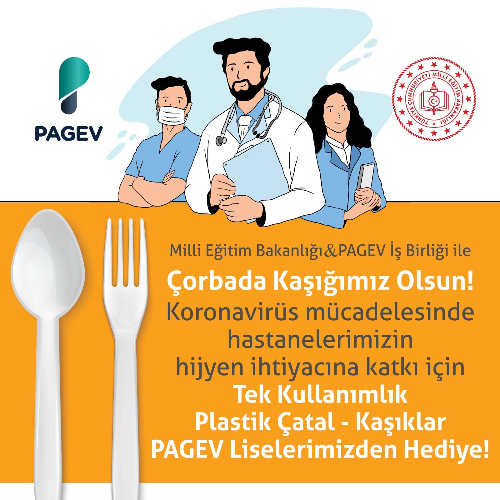 PAGEV-MİLLİ EĞİTİM BAKANLIĞI İŞBİRLİĞİYLE KORONAVİRÜS İLE MÜCADELEDE 